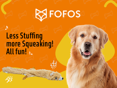 FOFOS DOG TOY SKINNEEZ SQUIRREL