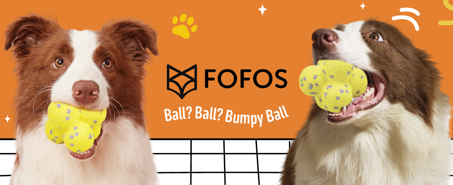 FOFOS Ultra-Durable Dog Ball