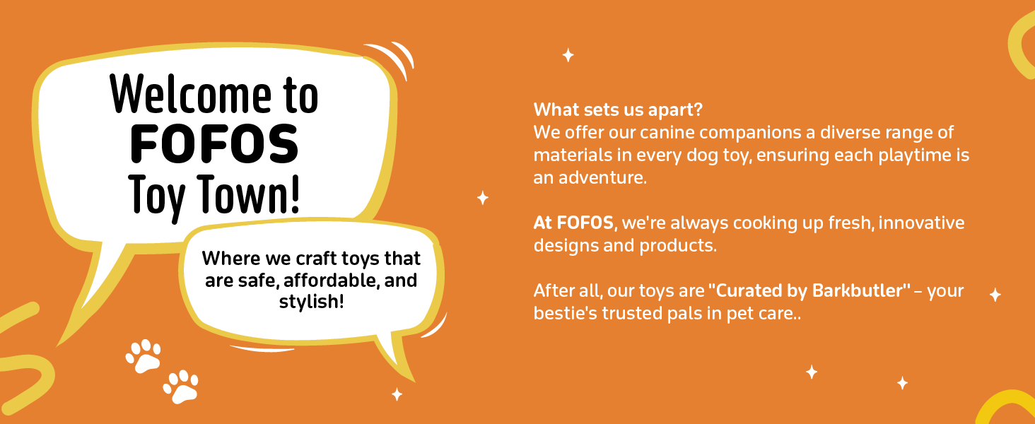 FOFOS Ultra-Durable Dog Ball