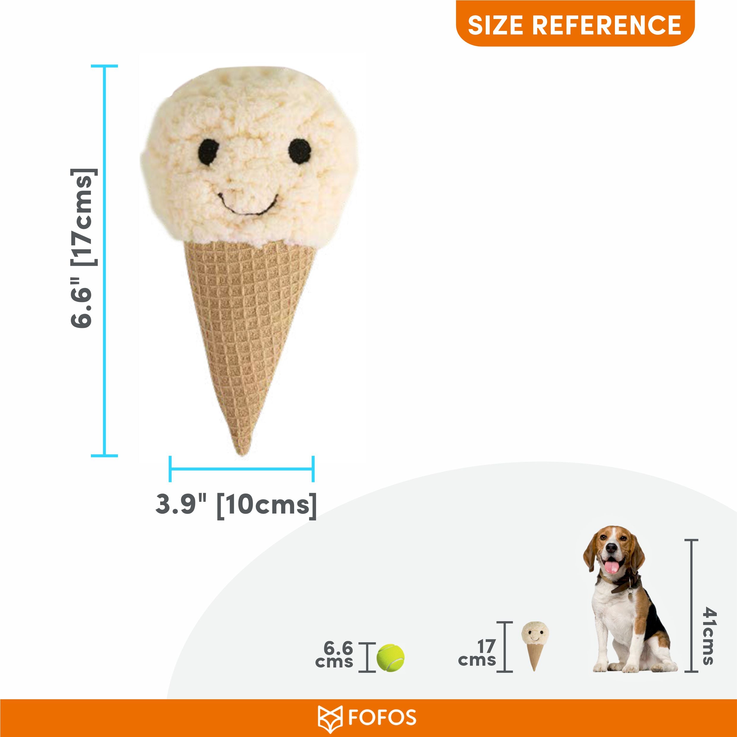 FOFOS Ice Cream Toy for Dogs (Mix)