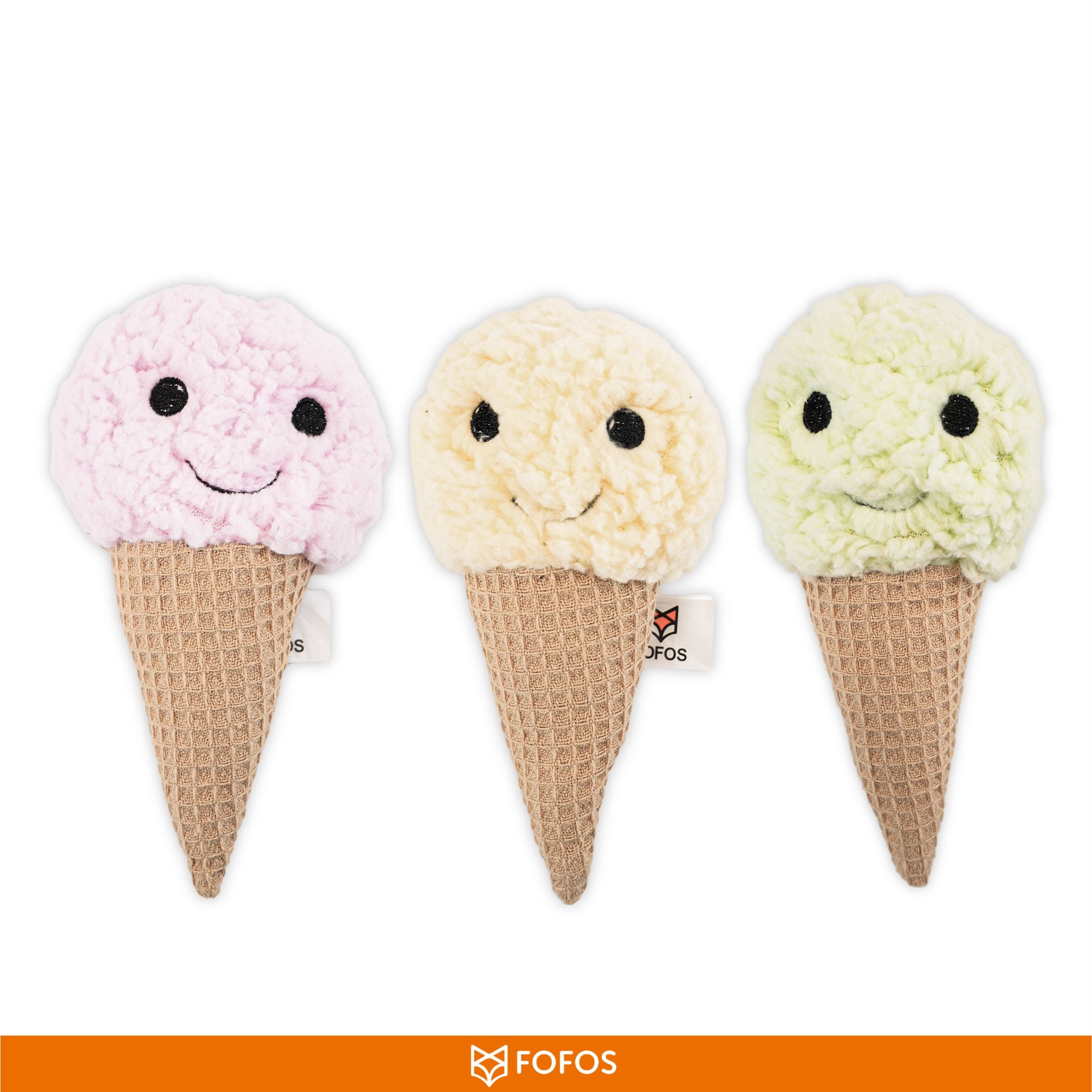 FOFOS Ice Cream Toy for Dogs (Mix)