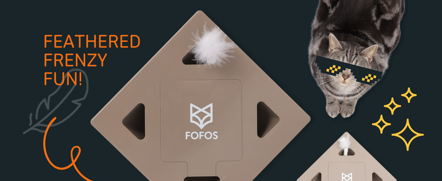 FOFOS ErratiCat PIR Toy-Battery