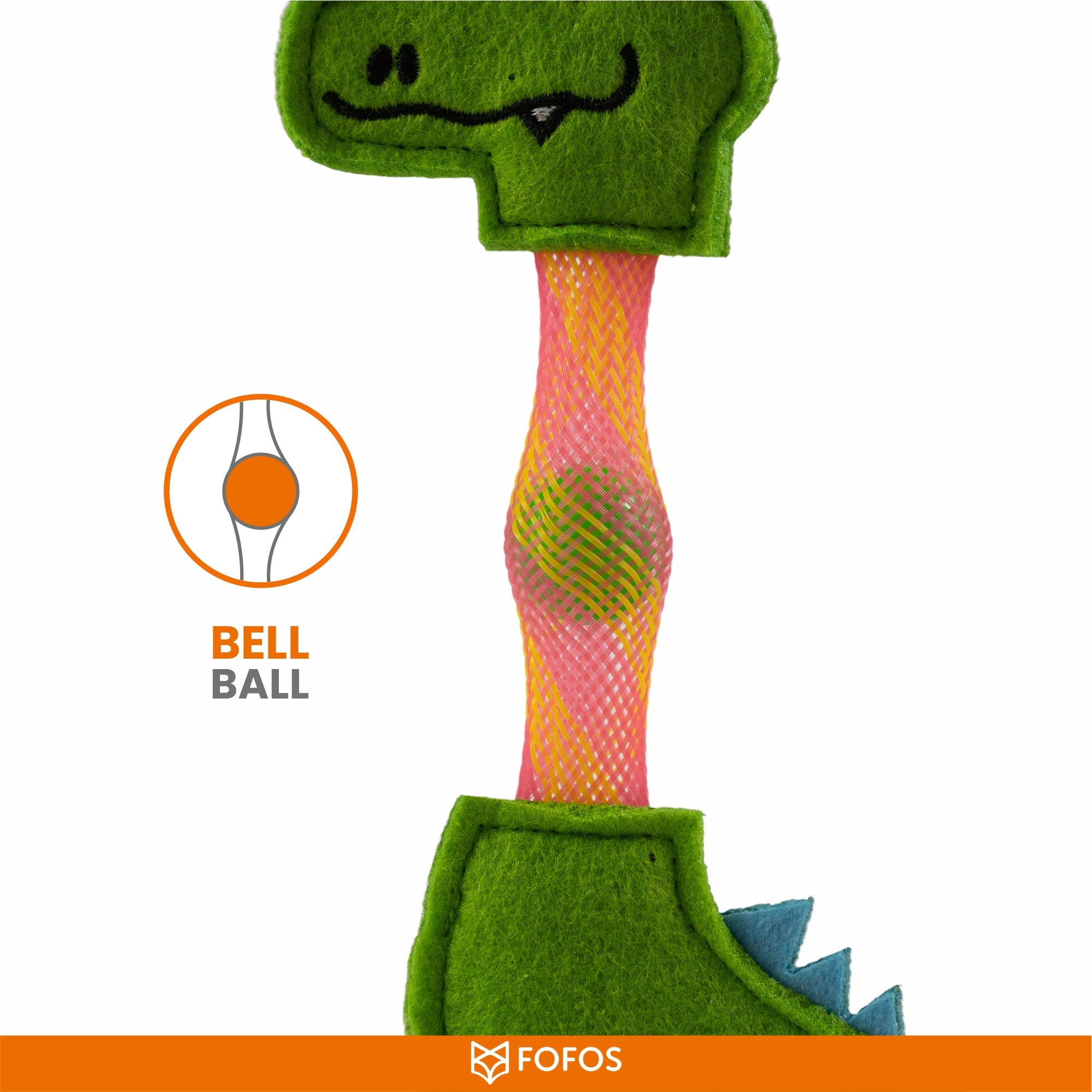 FOFOS Cat Flick Tube Toy Crocodile