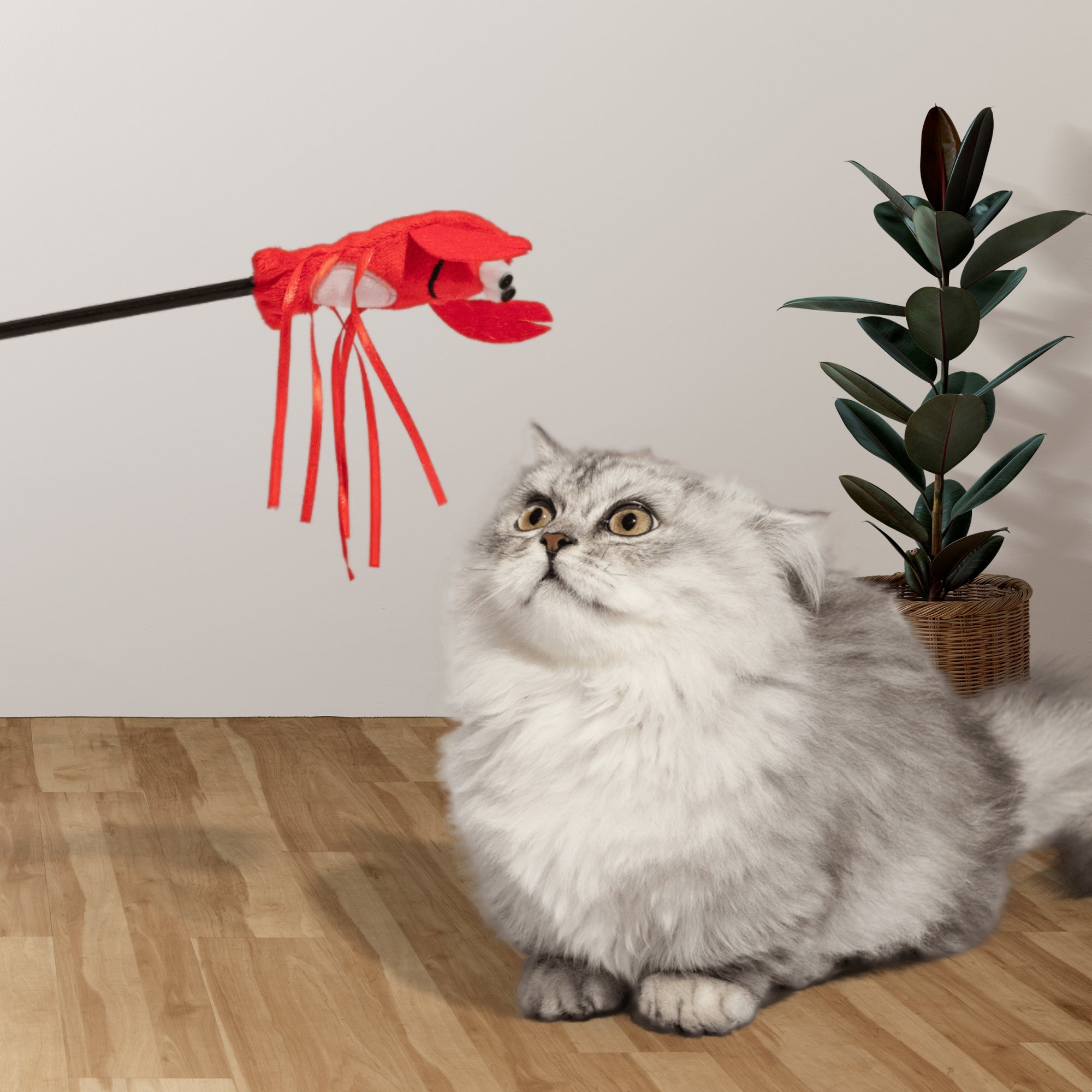 FOFOS Cat wand moving lobster