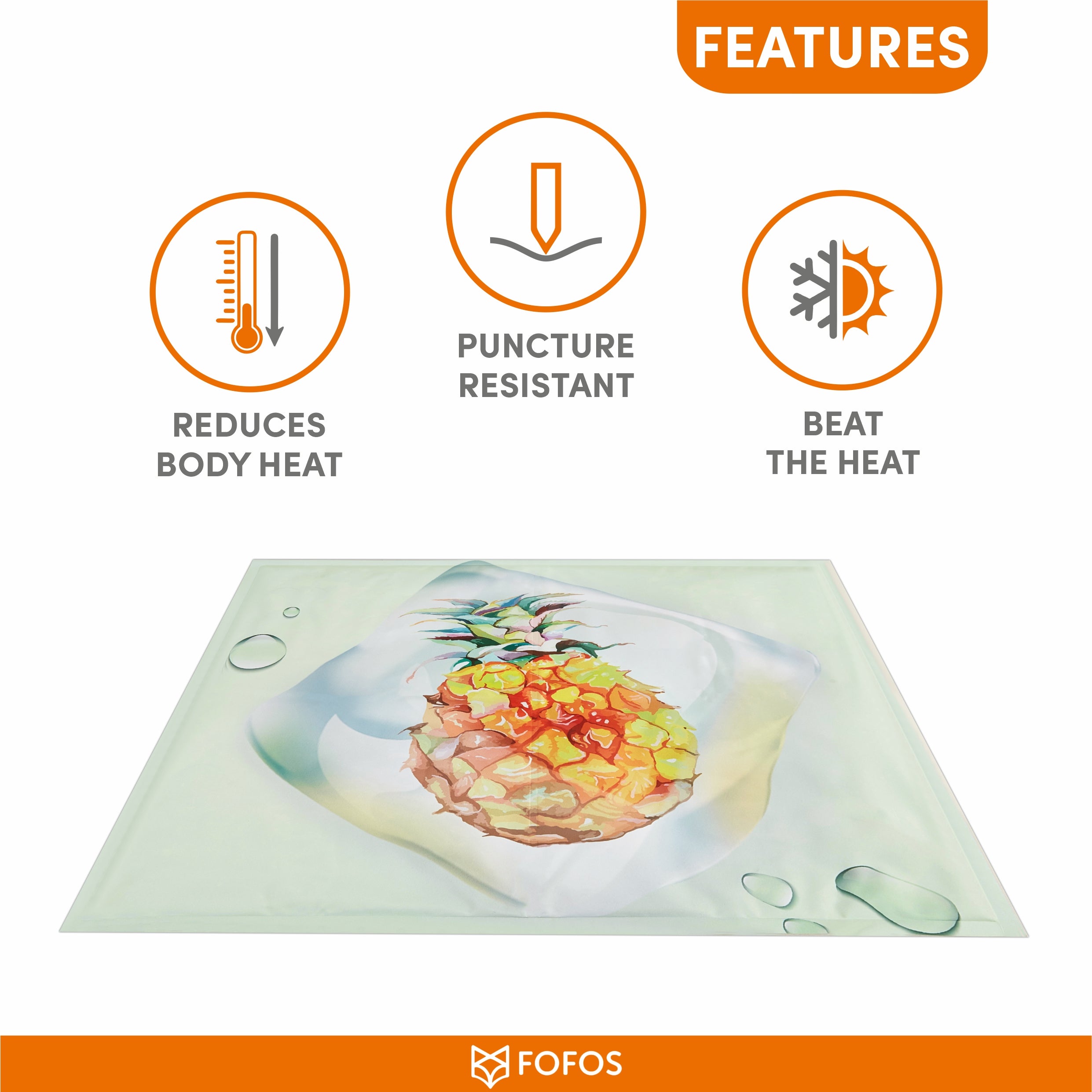 FOFOS pineapple cooling mat