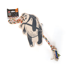 FOFOS flossy rope toy with panda