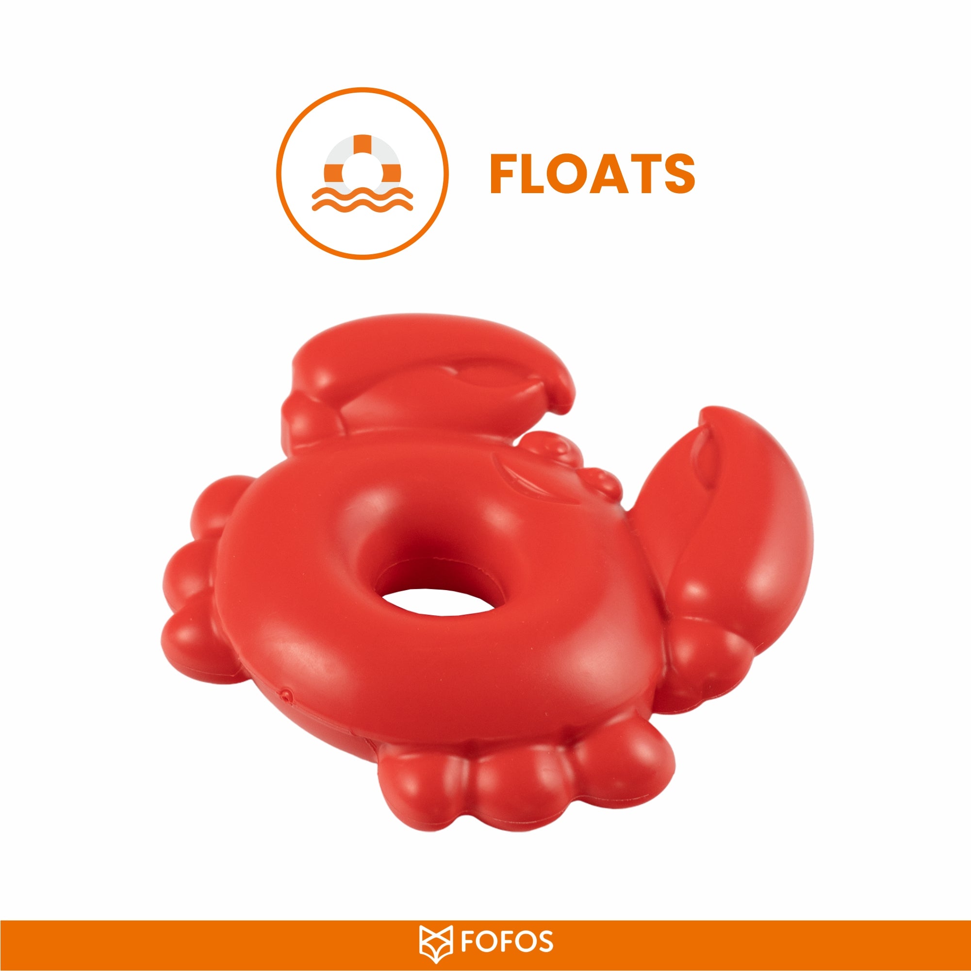 FOFOS Ocean Animal Chewing Squeaky Crab