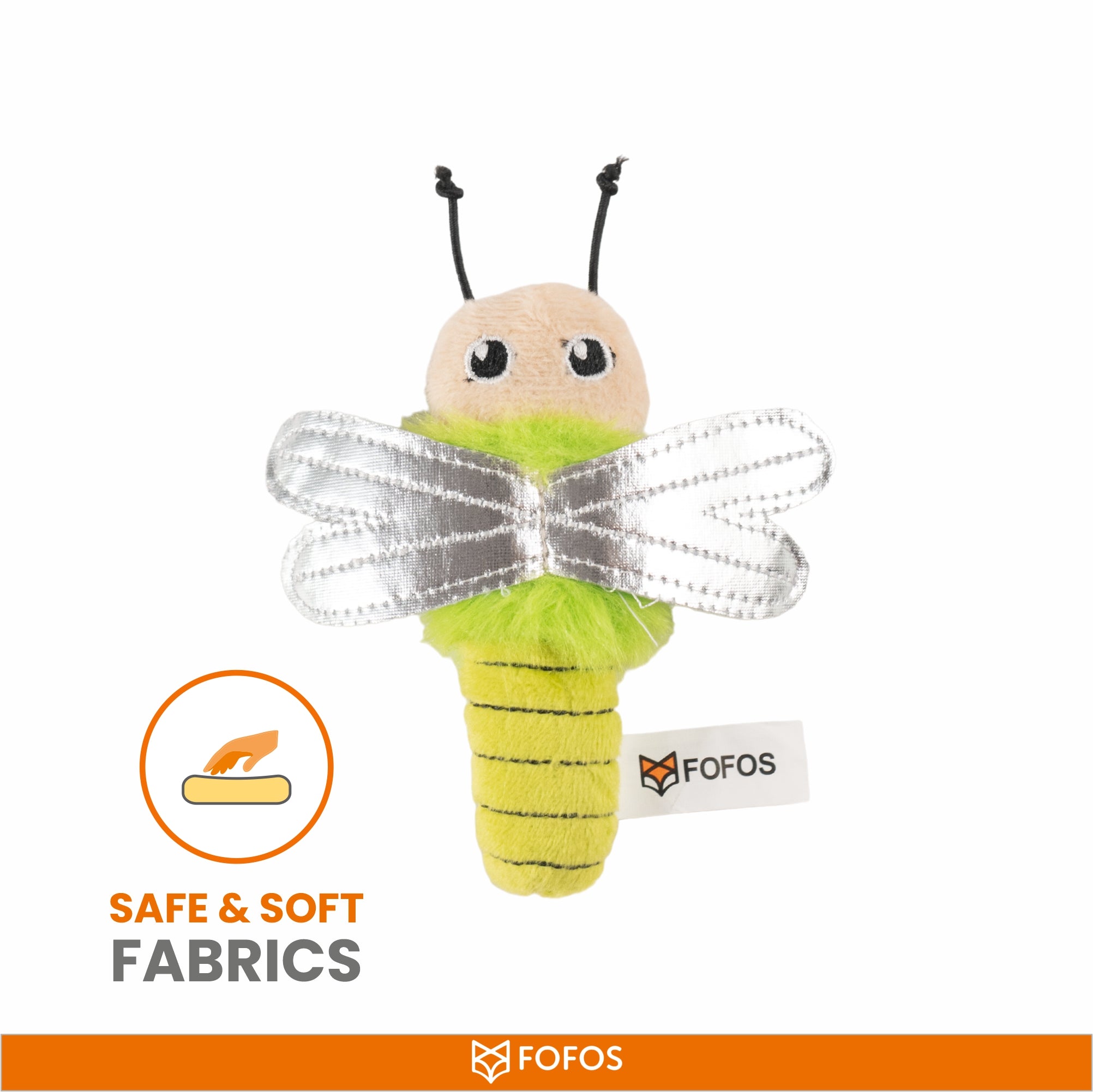 FOFOS dragonfly cat toy