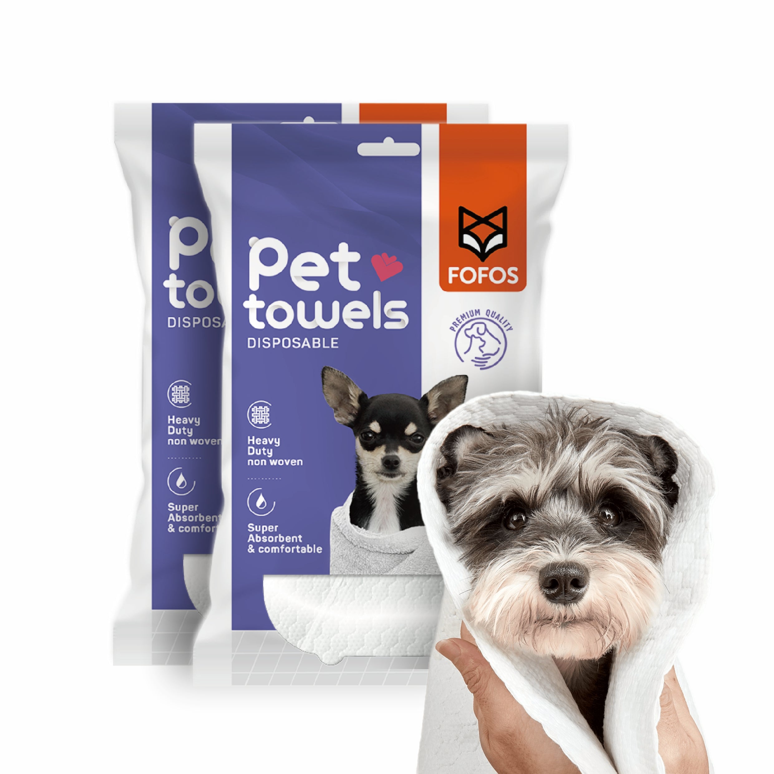 FOFOS Disposable Pet Towels