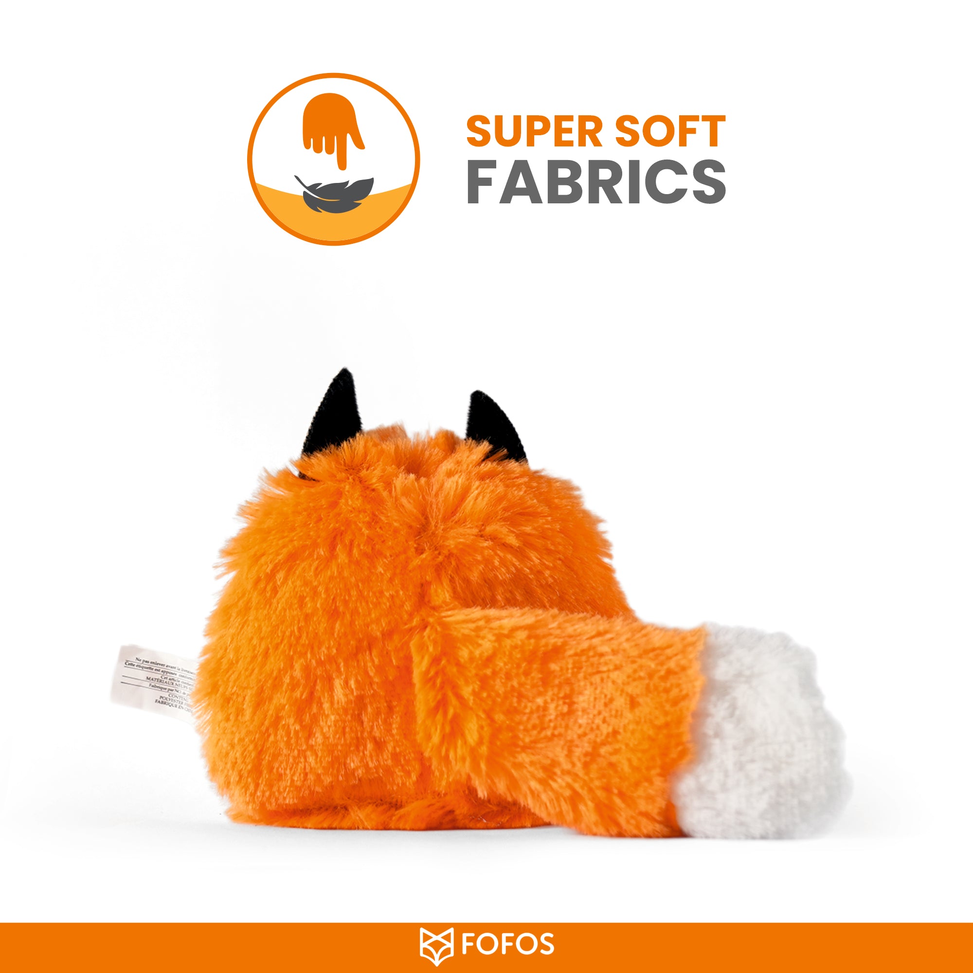 FOFOS floppy Crinkle Cat Toy Fox