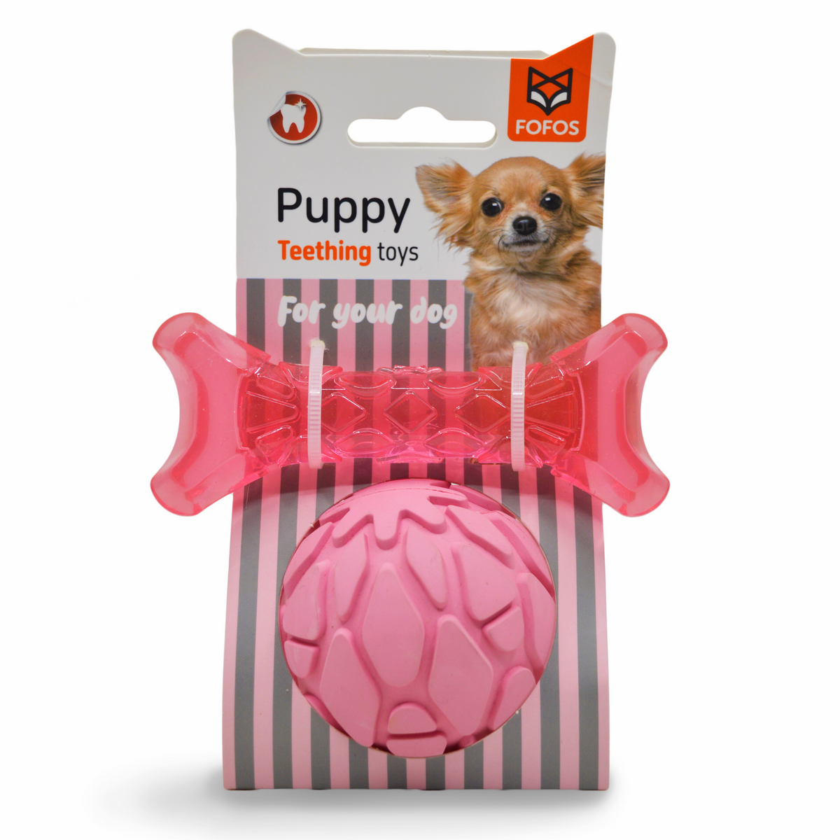 FOFOS Milk Bone & Ball pink