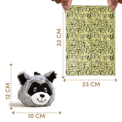 FOFOS Plush raccoon Poop Sets