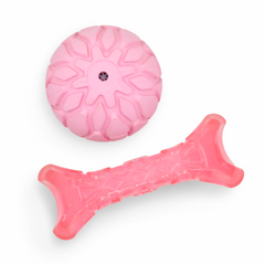 FOFOS Milk Bone & Ball pink