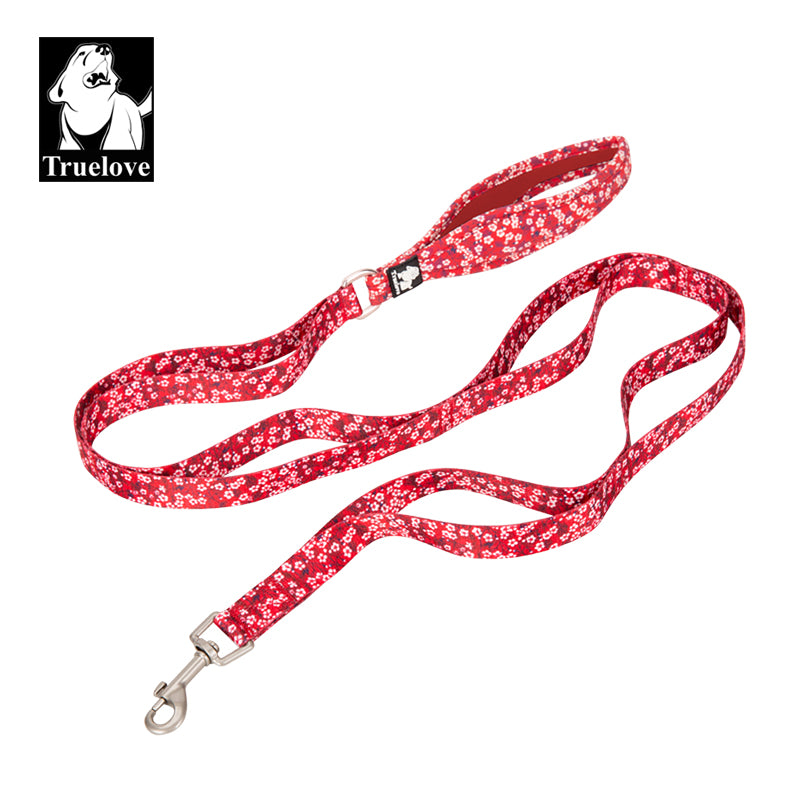 Truelove Floral Pet Leash,multi-handle