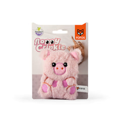 FOFOS floppy Crinkle Cat Toy Pig