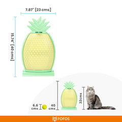 FOFOS Pineapple Kitty Comber Cat Scratcher