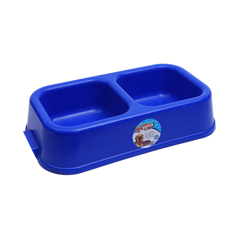 Plastic Square Double Bowl