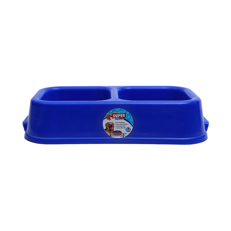 Plastic Square Double Bowl