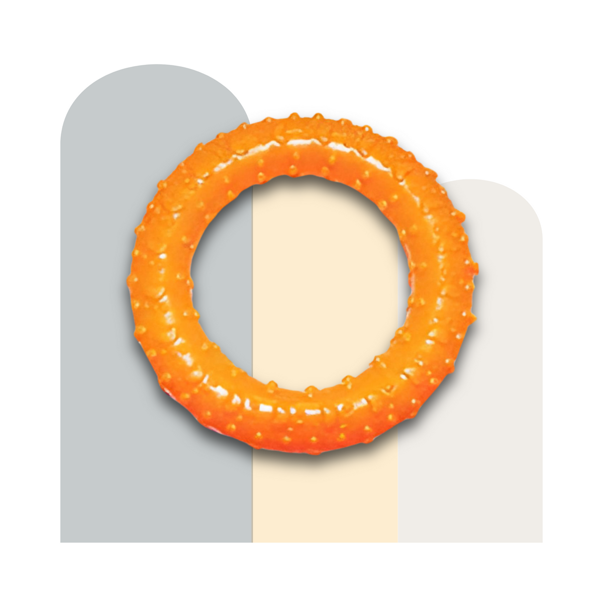 Rubber Ring Flavoured Chew Toy for Medium Sized Dogs