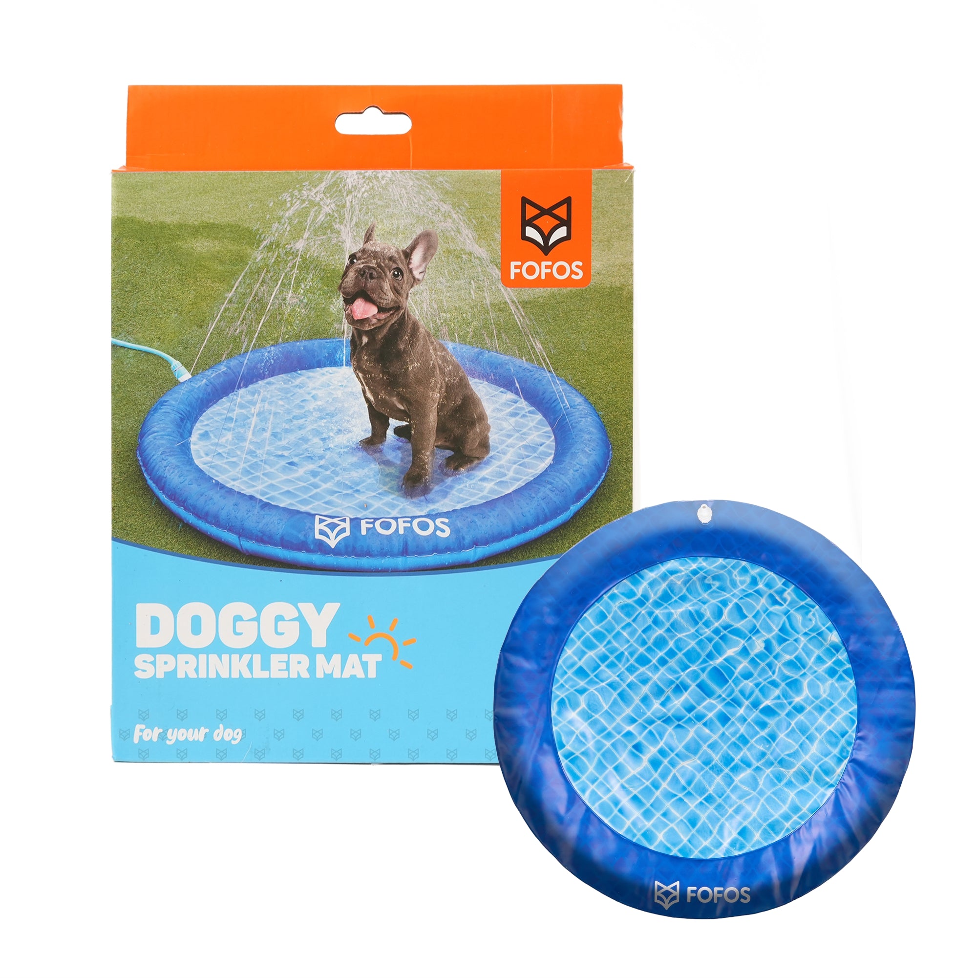 FOFOS Pet Sprinkler Pad Mat