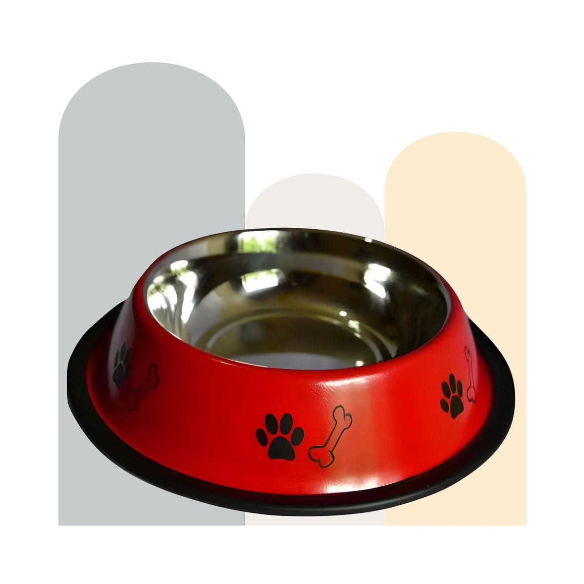 Dog Steel Bowl (Size 0-5)