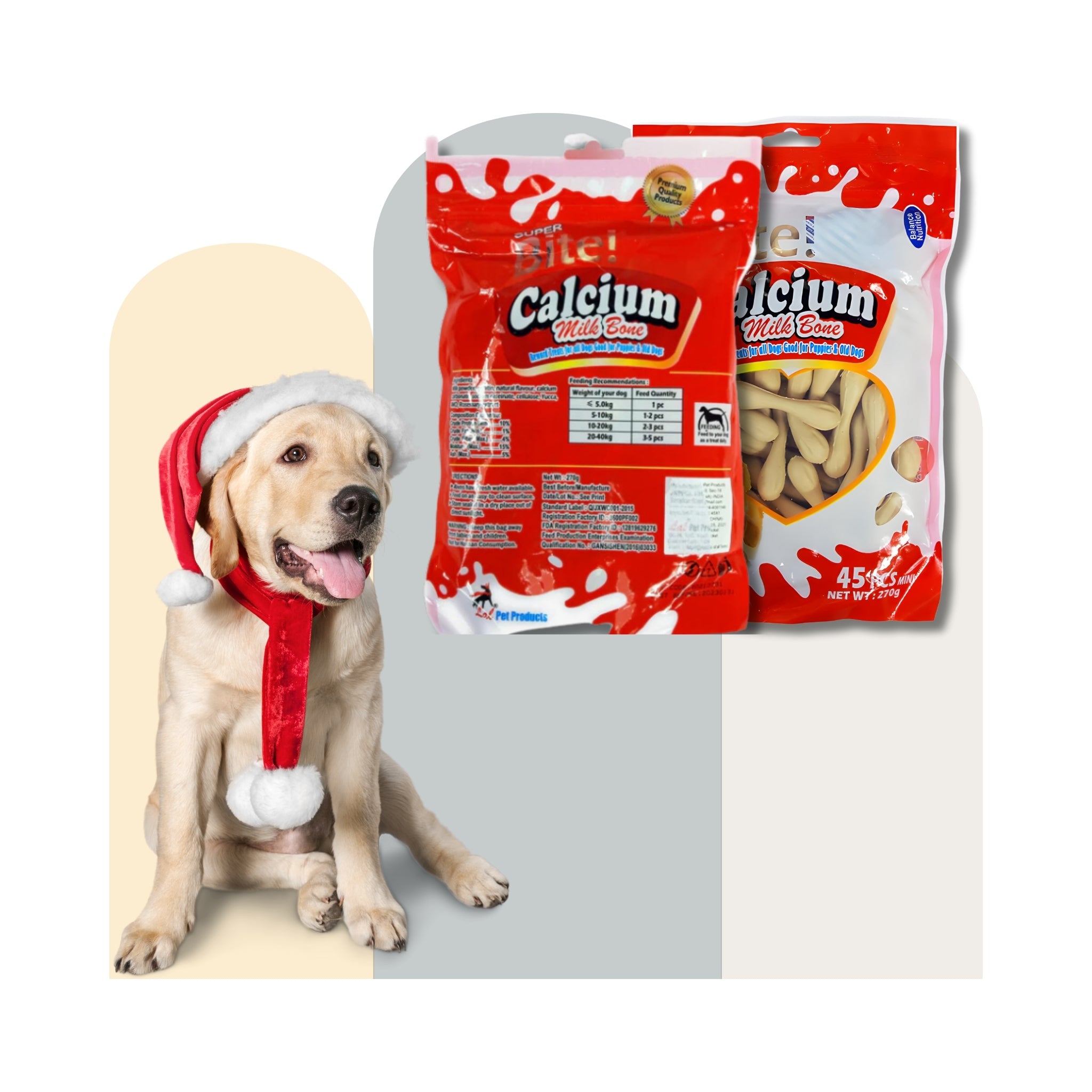 Super Bite Calcium Milk Bone 45 Pcs