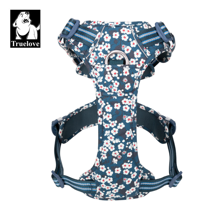 TRUELOVE Floral No Pull Pet Harness