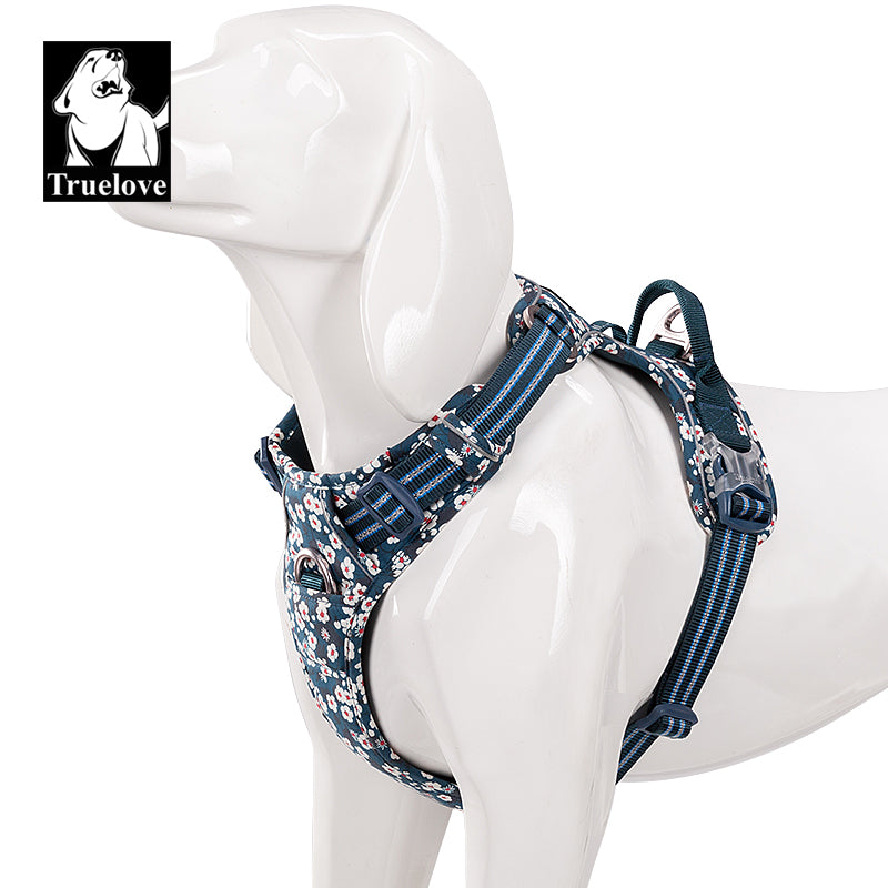 TRUELOVE Floral No Pull Pet Harness