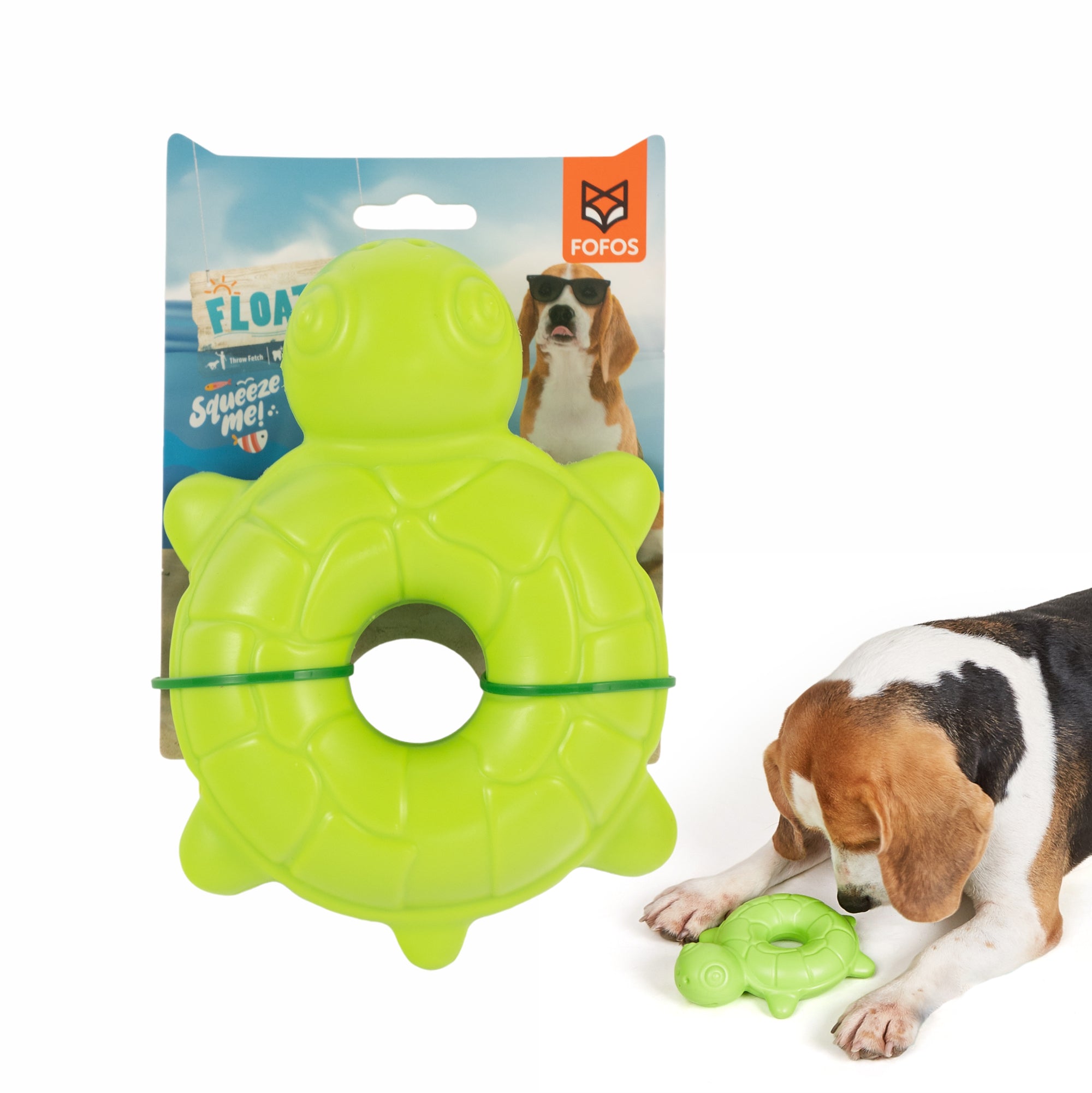 FOFOS Ocean Animal Chewing Squeaky Turtle