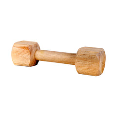 Wooden dumbbell