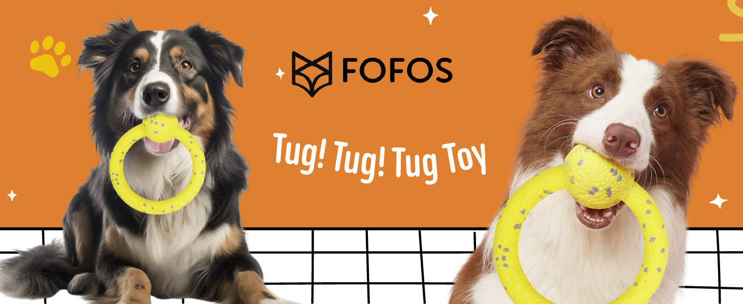 FOFOS Durable puller dog toy